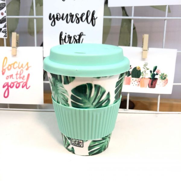 Vaso Térmico Hojitas Tropicales