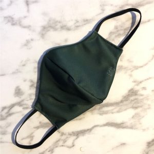 Cubre boca verde militar