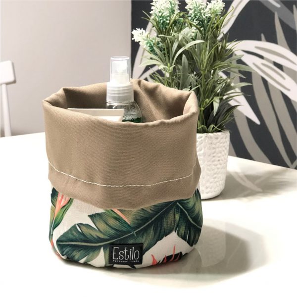Porta Cosmético Sophie (Estampa Tropical)