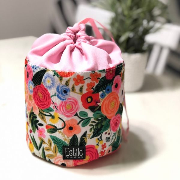 Porta Cosmético Sophie (Estampa Florcitas) - Imagen 2