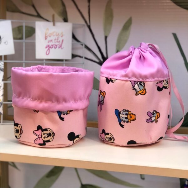 Porta Cosmético Sophie (Estampa Disney Rosa)