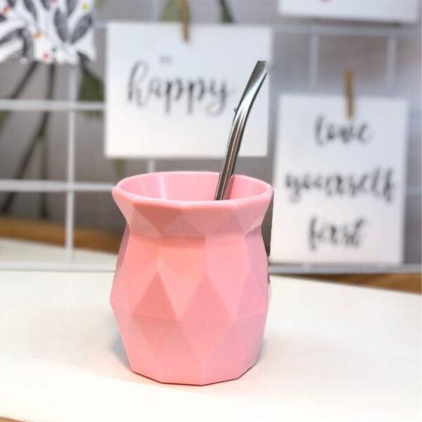 Mate Geo Rosa Pastel