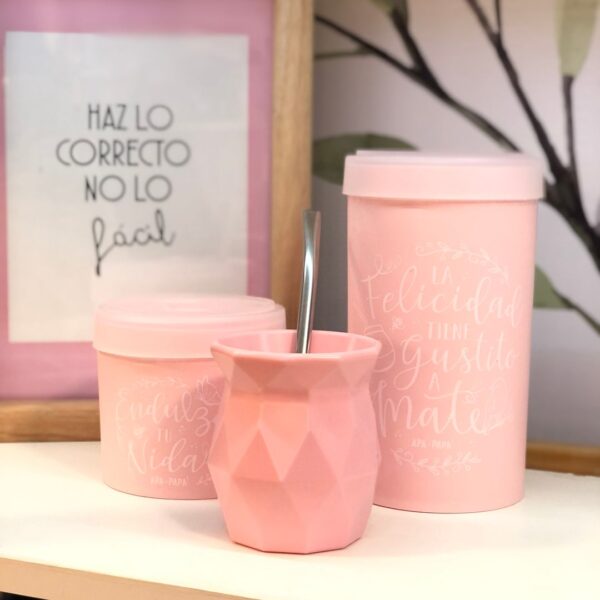 Set La Felicidad Rosa Pastel