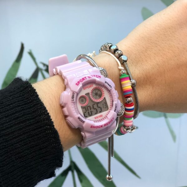 Reloj Sport Lila Pastel