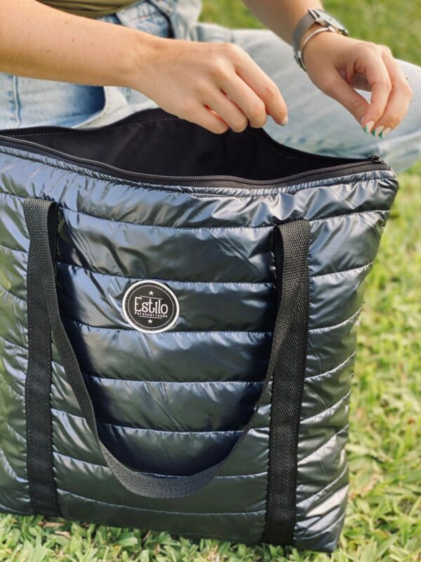 Bolso Roxy Azul Metalizado - Imagen 3