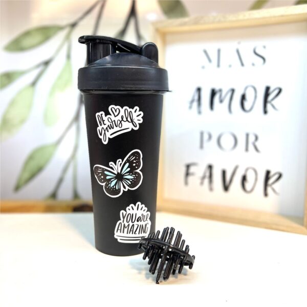 Botella Shaker Black