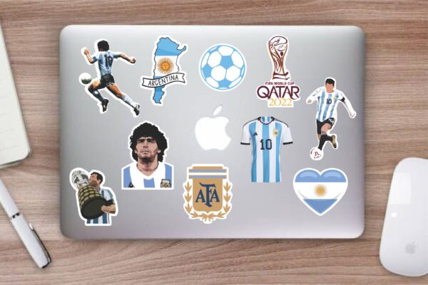 Pack 10 Stickers Decorativos del Mundial - Imagen 3