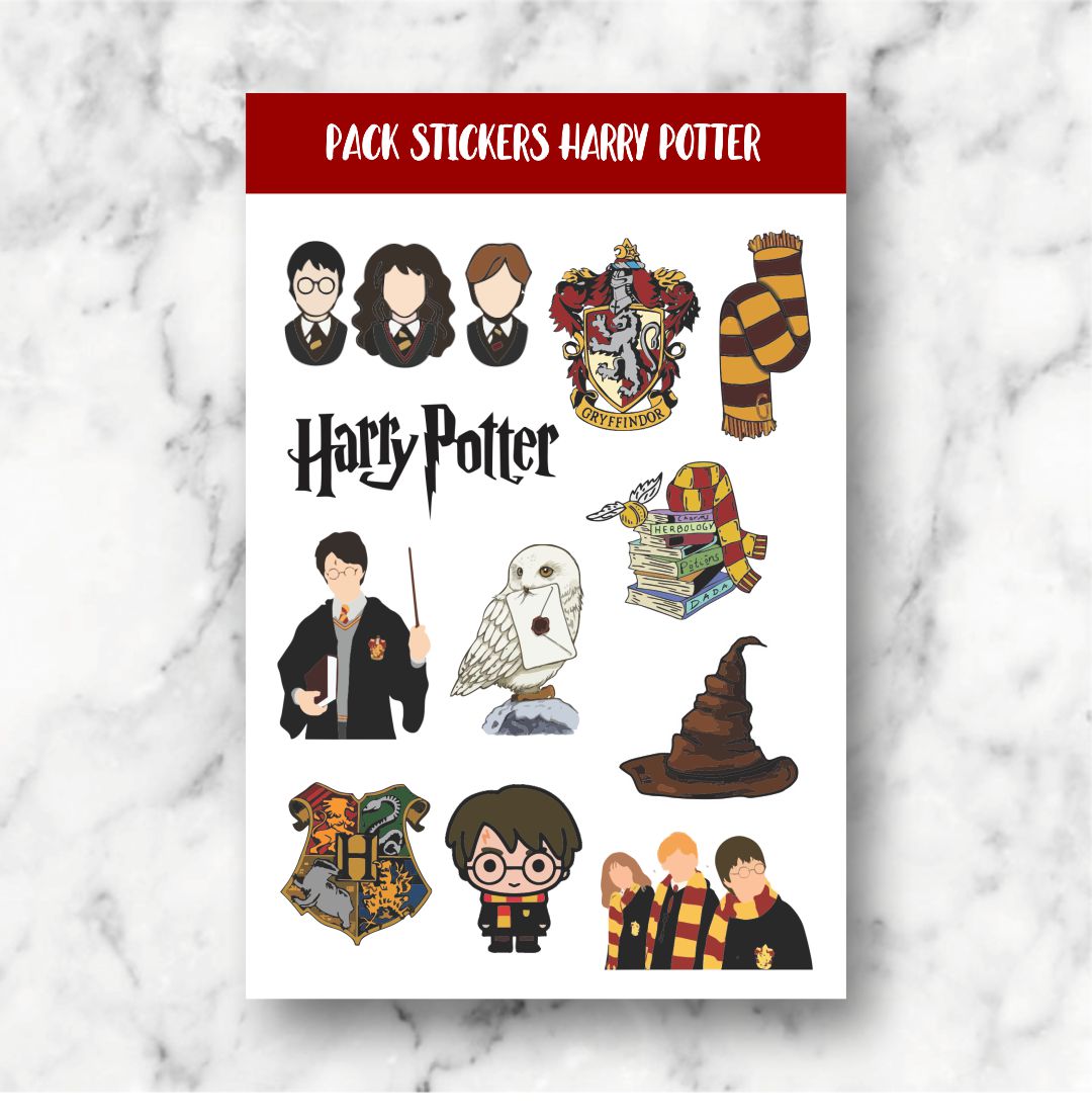 Pack Stickers Harry Potter