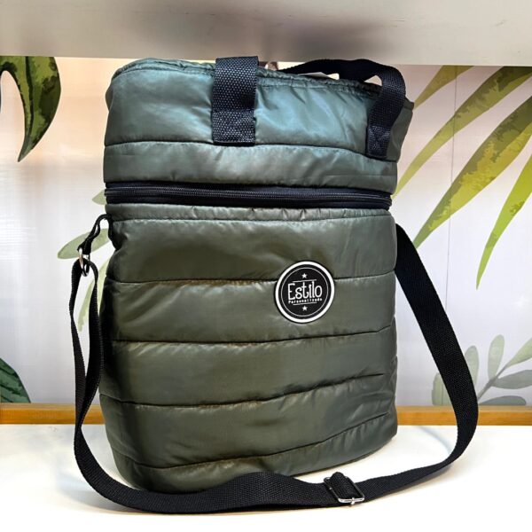 Bolso Matero Matelasse Verde Militar