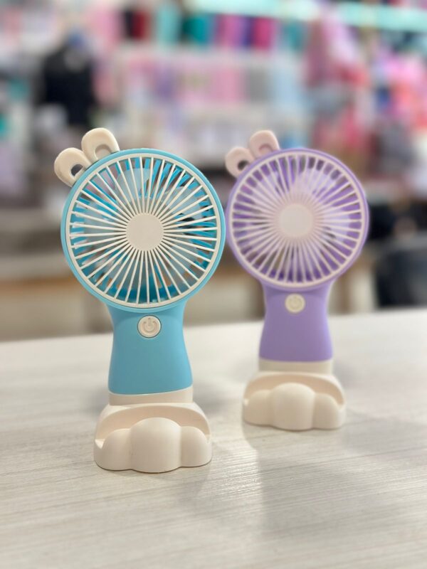 Mini Ventilador Portátil Conejitos - Imagen 2
