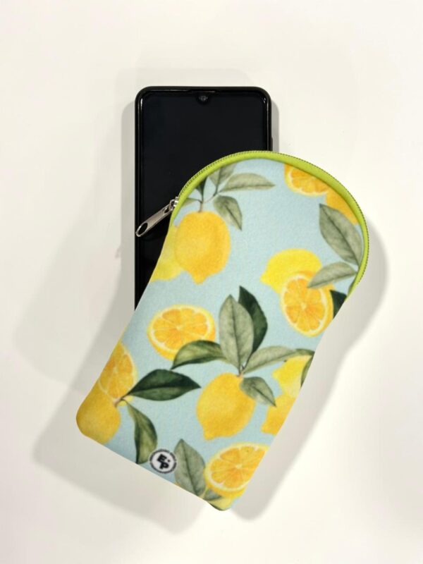 Estuche Porta Celular Limones