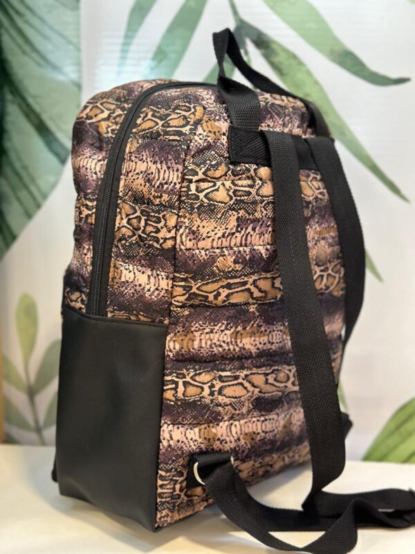 Mochila Matelasse Print marron - Imagen 2